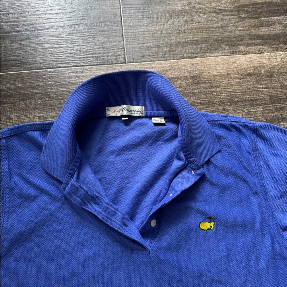 Vintage masters polo blue L - Picture 2 of 4